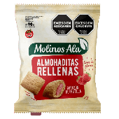 ALMOHADITAS RELLENAS 90G CON CORAZON DE FRUTILLA