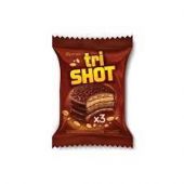 Alfajor Shot negro Triple con Dulce de Leche 60gr