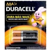 Pila Alcalina AAA Duracell Tira 2 unidades 
