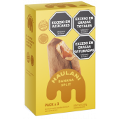 Paleta de Banana Split Bañada Haulani 3u