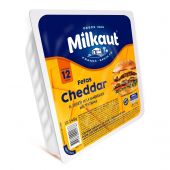 Queso Cheddar en Fetas Milkaut 145gr