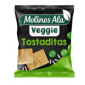 Tostaditas Veggie Arroz y Arveja Molinos Ala 100gr
