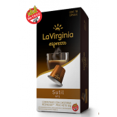 Café en Capsulas La Virginia Sutil 10 un.
