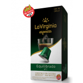 Café en Capsulas La Virginia Equilibrada 10 un.
