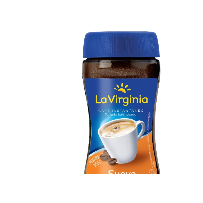 Cafe Instantaneo La Virginia Suave Frasco 170gr