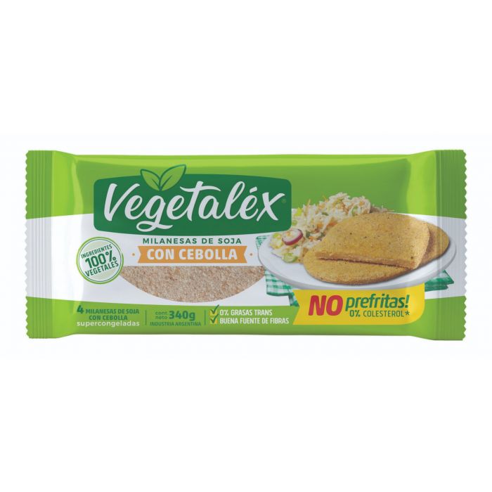 Milanesa de Soja c/Cebolla Vegetalex 340 gr
