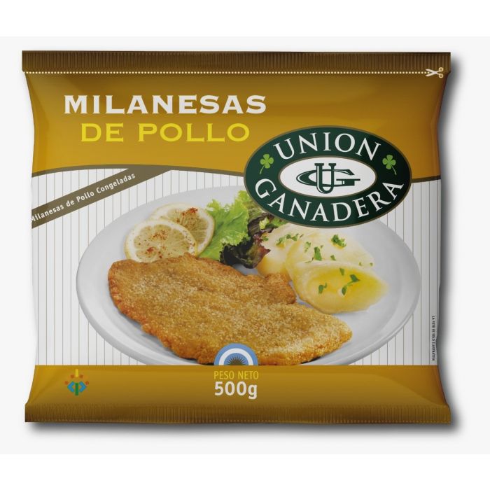 Milanesa de Pollo Unión Ganadera 500 gr.