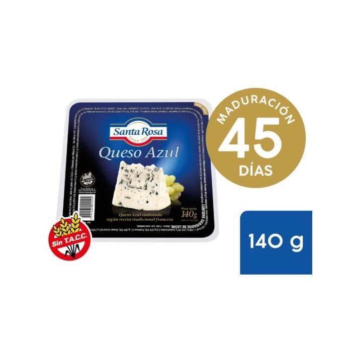 Queso azul Santa Rosa trozado 140 gr.