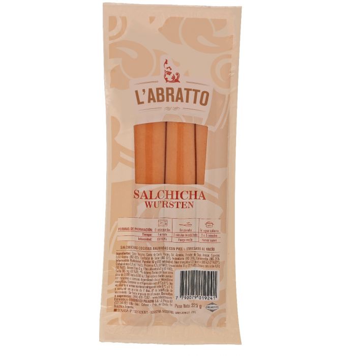 Salchicha Wursten Labratto x 3 Uni